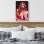 Baas Dame Canvas Print (Insitu (Slaapkamer))