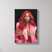 Baas Dame Canvas Print (Voorkant)