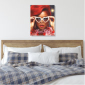 Baas Dame Canvas Print (Insitu (Slaapkamer))
