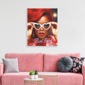 Baas Dame Canvas Print (Insitu (Woonkamer))