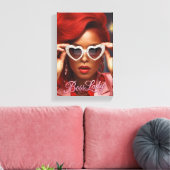 Baas Dame Canvas Print (Insitu (Woonkamer))