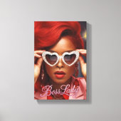 Baas Dame Canvas Print (Voorkant)