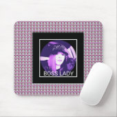 Baas Dame Diamanten Muismat (Met muis)