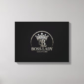 Baas Dame Diamanten Uitgerekte Canvasprint Canvas Afdruk (Voorkant)