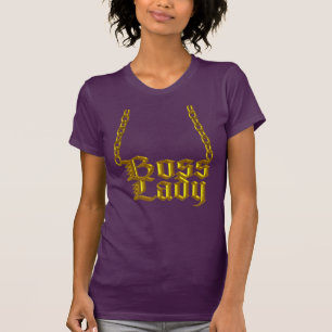 Baas Dame Fancy Faux Gold Chain T-shirt