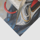 Baas Dame gekleed om te imponeren, Moderne Vrouw Tissuepapier (Detail)