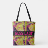 Baas Dame Glans Tote Bag (Achterkant)