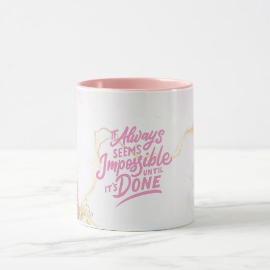 Baas dame Motivatie, prestatie en succes Mok (Midden)