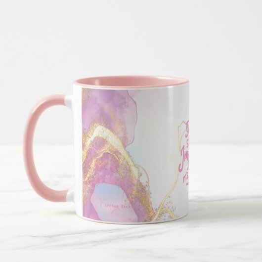 Baas dame Motivatie, prestatie en succes Mok (Links)