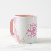 Baas dame Motivatie, prestatie en succes Mok (Voorkant links)