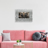 Baas Dame Opgespannen Canvas Print (Insitu (Woonkamer))