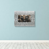 Baas Dame Opgespannen Canvas Print (Insitu (Houten vloer))