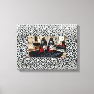 Baas Dame Opgespannen Canvas Print