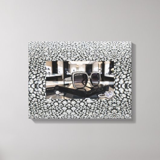 Baas Dame Opgespannen Canvas Print (Voorkant)