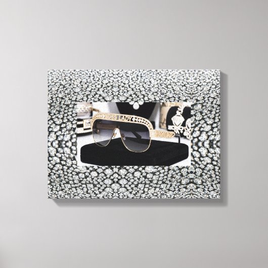 Baas Dame Opgespannen Canvas Print (Voorkant)
