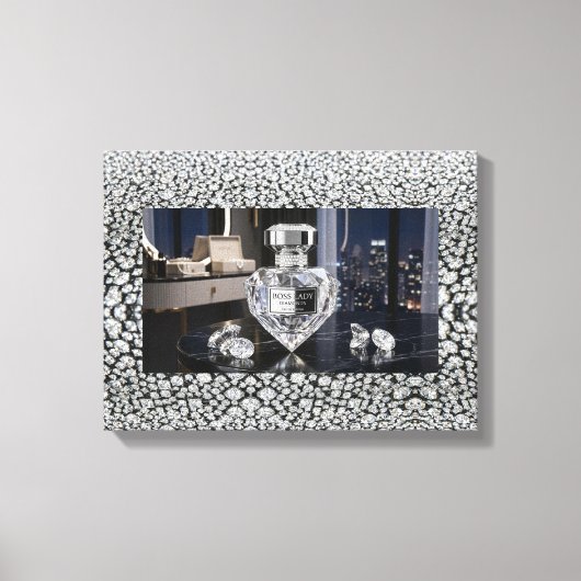 Baas Dame Opgespannen Canvasprint Canvas Afdruk (Voorkant)