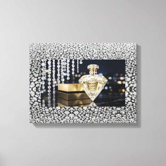 Baas Dame Opgespannen Canvasprint Canvas Afdruk (Voorkant)