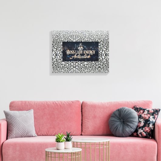 Baas Dame Opgespannen Canvasprint Canvas Afdruk (Insitu (Woonkamer))