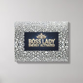 Baas Dame Opgespannen Canvasprint Canvas Afdruk (Voorkant)