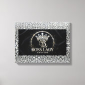 Baas Dame Opgespannen Canvasprint Canvas Afdruk (Voorkant)