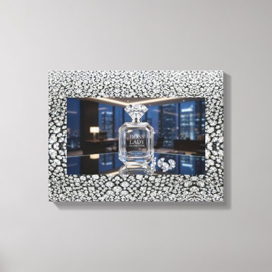 Baas Dame Opgespannen Canvasprint Canvas Afdruk (Voorkant)