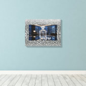 Baas Dame Opgespannen Canvasprint Canvas Afdruk (Insitu (Houten vloer))