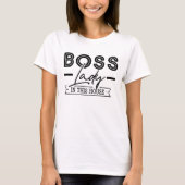 Baas Dame T-shirt (Voorkant)