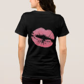 Baas Dame T-Shirt Tri-Blend Shirt (Achterkant)