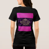 Baas Dame T-Shirt Tri-Blend Shirt (Achterkant)