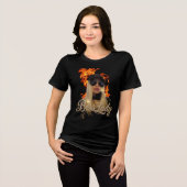 Baas Dame T-Shirt Tri-Blend Shirt (Voorkant volledig)