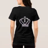 Baas Dame T-Shirt Tri-Blend Shirt (Achterkant)