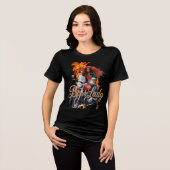 Baas Dame T-Shirt Tri-Blend Shirt (Voorkant volledig)