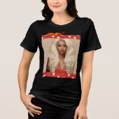 Baas Dame T-Shirt Tri-Blend Shirt (Voorkant)