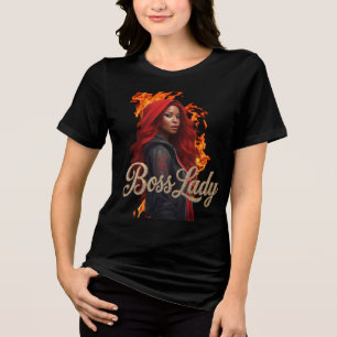 Baas Dame T-Shirt Tri-Blend Shirt