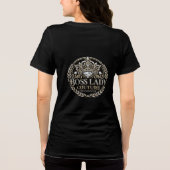 Baas Dame T-Shirt Tri-Blend Shirt (Achterkant)