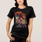 Baas Dame T-Shirt Tri-Blend Shirt (Voorkant)