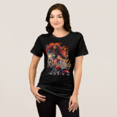 Baas Dame T-Shirt Tri-Blend Shirt (Voorkant volledig)