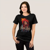Baas Dame T-Shirt Tri-Blend Shirt (Voorkant volledig)