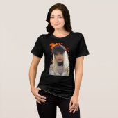 Baas Dame T-Shirt Tri-Blend Shirt (Voorkant volledig)
