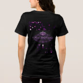 Baas Dame T-Shirt Tri-Blend Shirt (Achterkant)