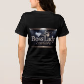 Baas Dame T-Shirt Tri-Blend T-Shirt (Achterkant)