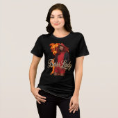 Baas Dame T-Shirt Tri-Blend T-shirt (Voorkant volledig)