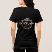 Baas Dame T-Shirt Tri-Blend T-shirt (Achterkant)