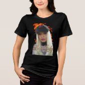Baas Dame T-Shirt Tri-Blend T-shirt (Voorkant)