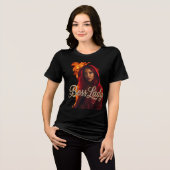 Baas Dame T-Shirt Tri-Blend T-shirt (Voorkant volledig)