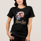 Baas Dame T-Shirt Tri-Blend T-shirt (Voorkant)