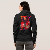 Baas Dame Vuur Hoodie (Achterkant volledig)
