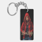 Baas Dames Acrylsleutelhanger Sleutelhanger (Voorkant Links)