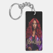 Baas Dames Acrylsleutelhanger Sleutelhanger (Voorkant Links)