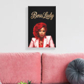 Baas Dames Canvas Print (Insitu (Woonkamer))